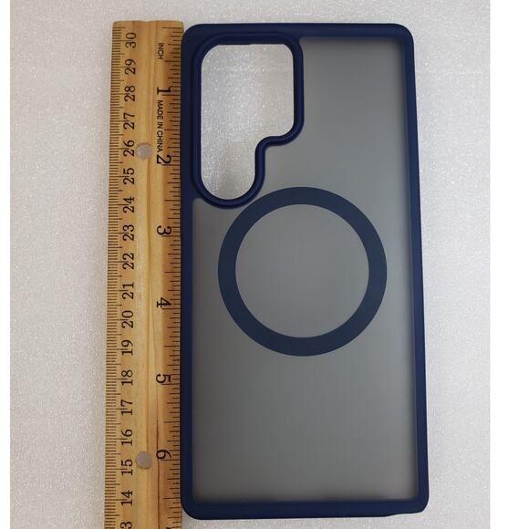 TORRAS Magnetic Shockproof Case For Samsung Galaxy S25 Ultra Blue Frosted Matte - Picture 7 of 9